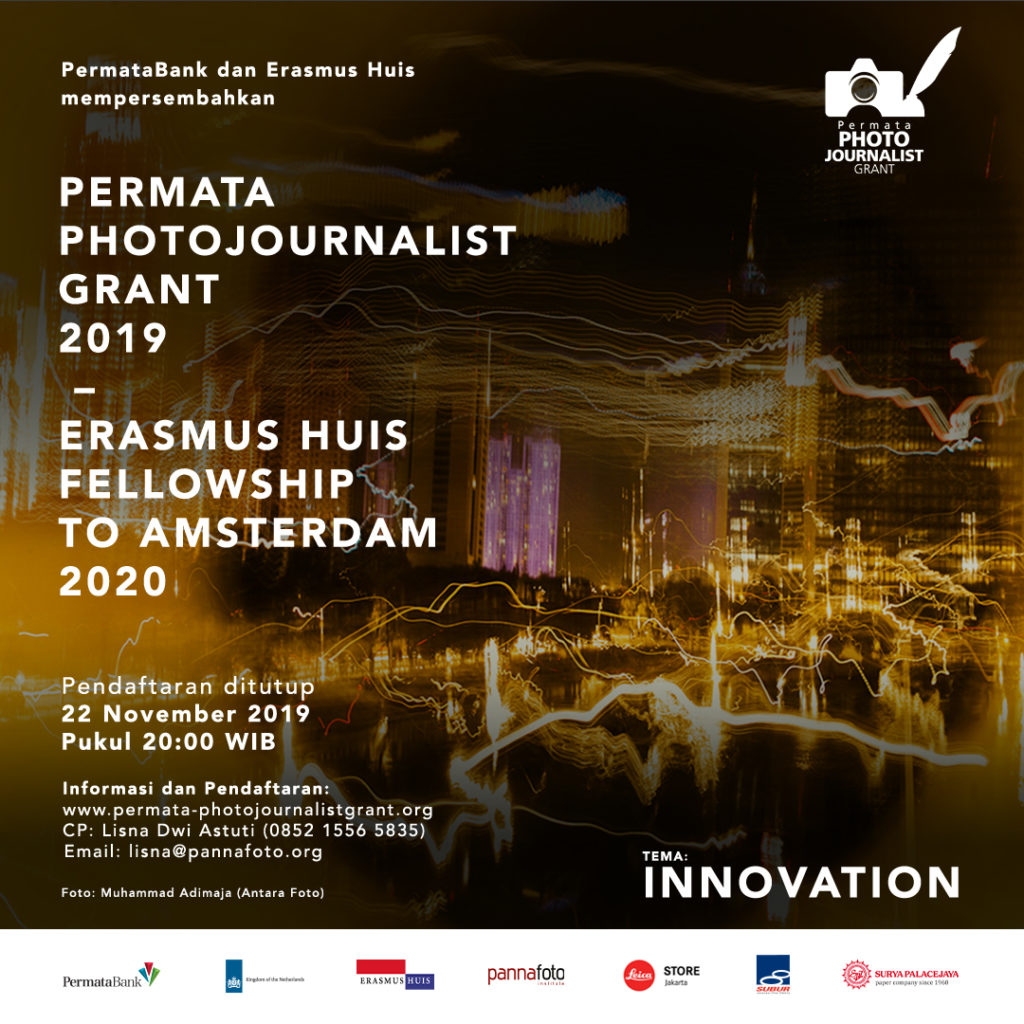 Permata PhotoJournalist Grant 2019 - Erasmus Huis Fellowship to Amsterdam 2020
