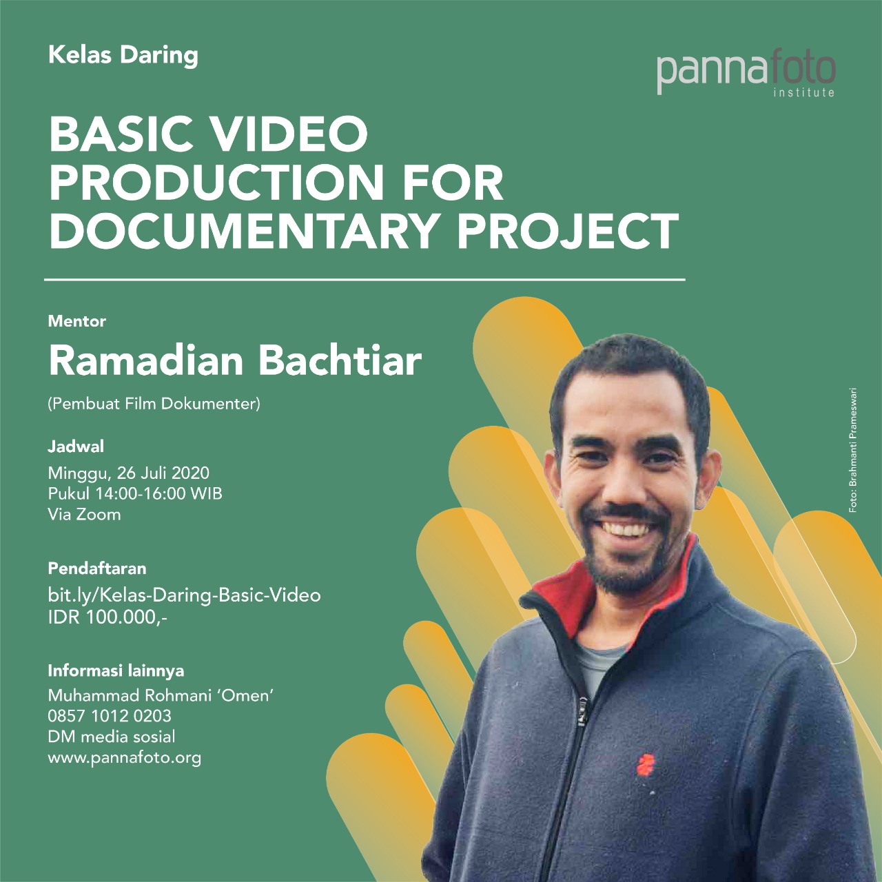 KELAS DARING BASIC VIDEO PRODUCTION FOR DOCUMENTARY PROJECT