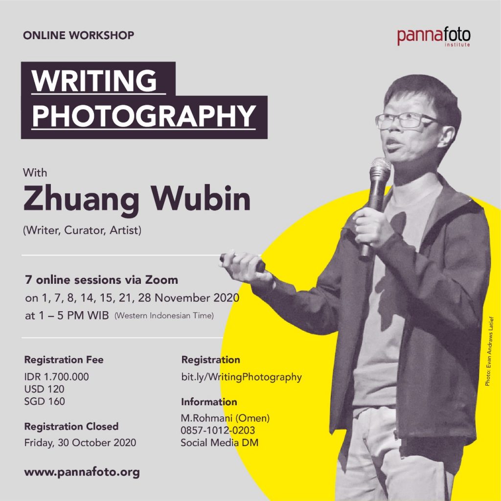 Writing Photography with Zhuang Wubin